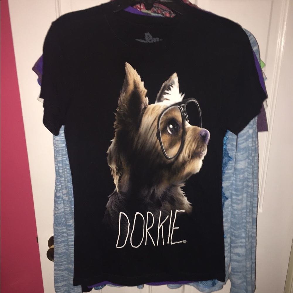 Black graphic tee